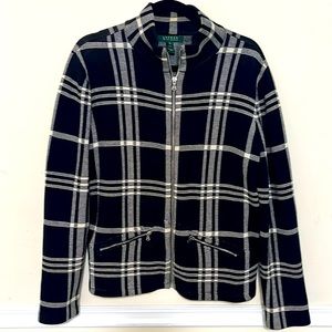 Ralph Lauren XL zip up cardigan.